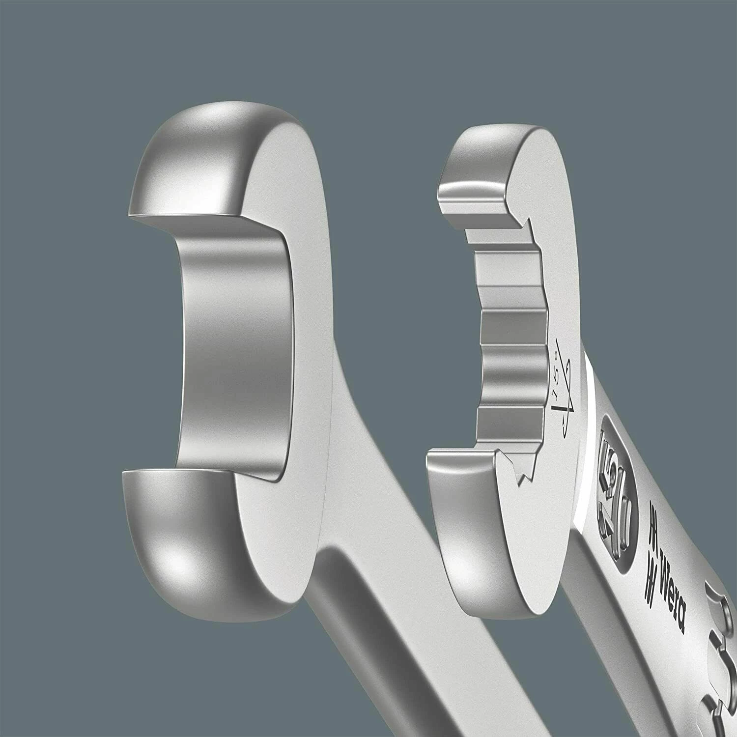 Wera 020221 JOKER 6003 PEDAL Thin Wall Bike Metric Ring Combination Spanner 15mm 2 Wera 020221 JOKER 6003 PEDAL Thin Wall Bike Metric Ring Combination Spanner 15mm - Image 2