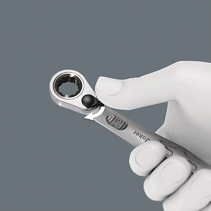 Wera 020065 Joker Switch Open Ended Ratcheting Combination Spanner - 10mm 2 Wera 020065 Joker Switch Open Ended Ratcheting Combination Spanner - 10mm - Image 2