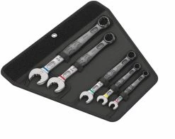 Wera 020230 JOKER 5 Set 1 6003 5 Piece Metric Ring Combination Spanner Set 8-19mm