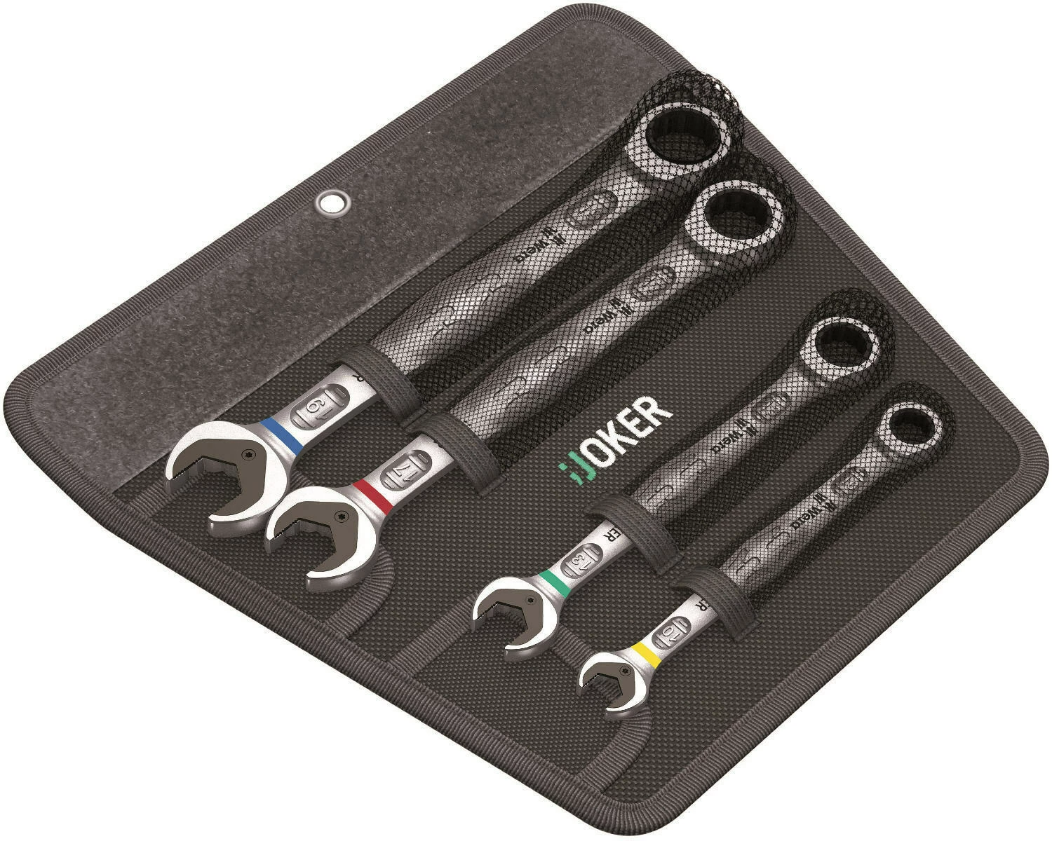 Wera 073290 Joker 4 Piece Metric Ratcheting Combination Spanner Set 10-19mm 1 Wera 073290 Joker 4 Piece Metric Ratcheting Combination Spanner Set 10-19mm