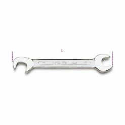 Beta Tools Beta 73 Metric Midget Wrench Spanner Open Ends At 15 &amp; 75 Degrees 5.5mm