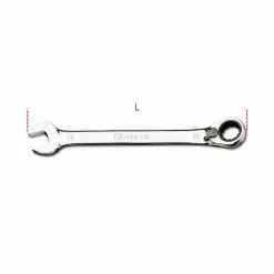 Beta Tools Beta 142 Metric Reversible Ratcheting Combination Spanner Wrench 24mm