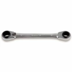 Beta Tools Beta 192 4 IN 1 Flat Bi Hex Double End Reversible Ratcheting Spanner Wrench 8 X 10 / 12 X 13mm