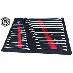 Britool Hallmark CELMSET632 25 Piece Metric Combination Spanner Set 6-32mm In Foam Tray