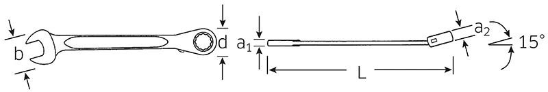 Stahlwille 17 Reversible Ratchet Combination Spanner 17mm 2 Stahlwille 17 Reversible Ratchet Combination Spanner 17mm - Image 2