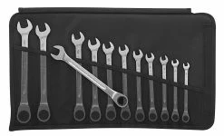 Stahlwille 17F/12 12 Piece Flat Ratchet Combination Spanner Set 8-19mm