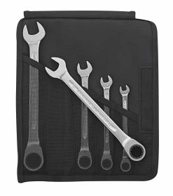 Stahlwille 17F/5 5 Piece Flat Ratchet Combination Spanner Set 8-19mm