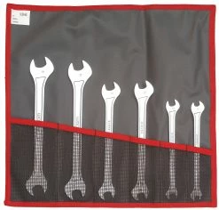 Facom 31.JE6T Low-Profile (Thin) Metric Open End Wrench Set