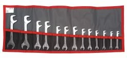 Facom 34.JU13T AF. Midget Wrench Set With Open Ends AT 15 And 75 Degrees