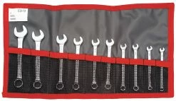 Facom 39.JU10T Short Imperial Combination Spanner Wrench Set 1/8-7/16 AF