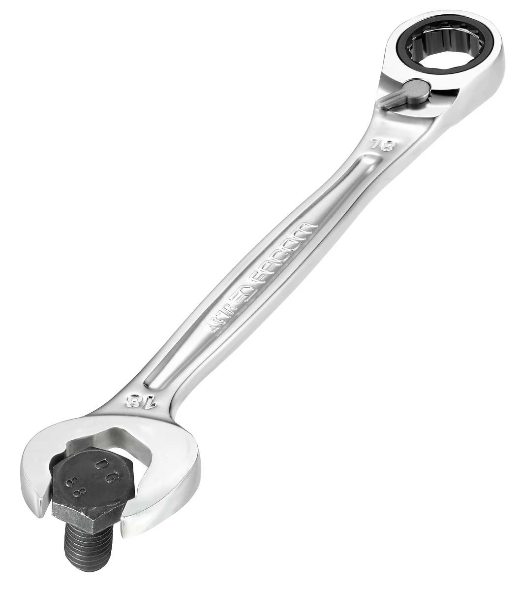 Facom 467BR.JP10 10 Piece 'Fast Ratchet' Ratcheting Combination Spanner Set 8-19mm 2 Facom 467BR.JP10 10 Piece 'Fast Ratchet' Ratcheting Combination Spanner Set 8-19mm - Image 2