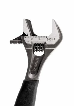 Bahco 9071P Black Finish Comfort Grip Adjustable Wrench With Reversible Jaw 8" -Hot Sale Spanners & Wrenches Shop 90P Series 4