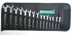 Stahlwille 12/15PC '12 Series' 15 Piece Offset Double Open Ended Metric Spanner Set 3.2-14mm