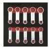 Sealey Premier AK59895 10 Piece 3/8" Drive Torque Adaptor Spanner Set 10-19mm