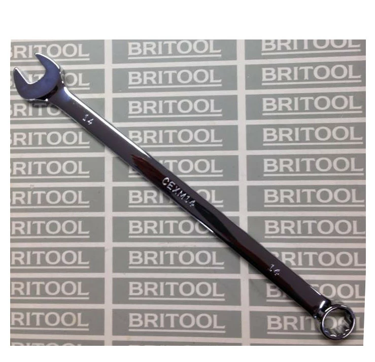 Britool Hallmark CEXM14 Extra Long Combination Spanner 14mm 2 Britool Hallmark CEXM14 Extra Long Combination Spanner 14mm - Image 2
