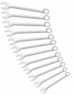 Expert By Facom E113242 12 Piece Imperial Combination Spanner Wrench Set 1/4''-15/16'' AF