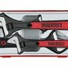Teng TTADJ04 4 Pce Adjustable Spanner/Wrench Set 6", 8", 10" &amp; 8" Wide Jaw In Tool Box Tray