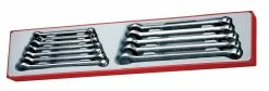 Teng Tools Teng TTXLMP12 12 Piece Metric Extra Long Combination Spanner Wrench Set 8-19mm